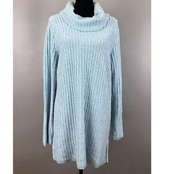 J. Jill Sweaters - J. Jill baby blue cowl turtleneck sweater
